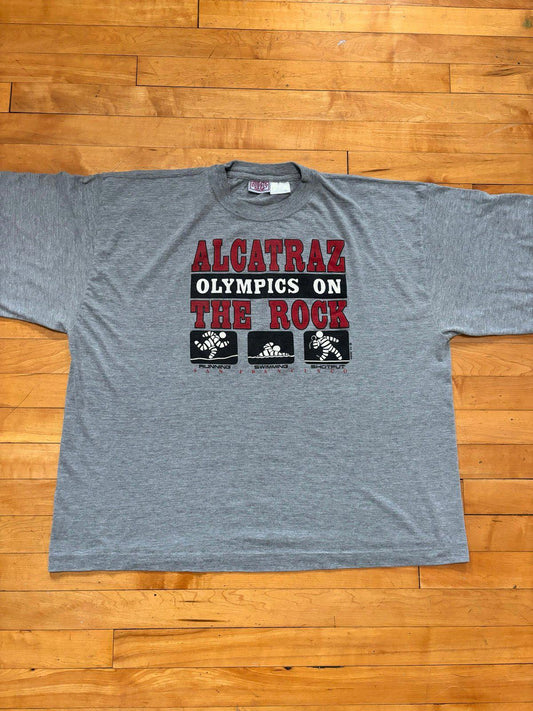 Vintage Alcatraz Olympics on the Rock T-Shirt