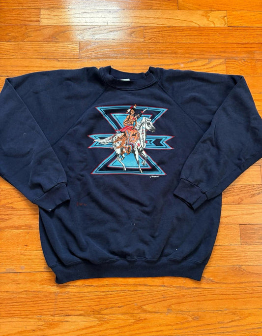 Vintage Native American Crewneck Sweater