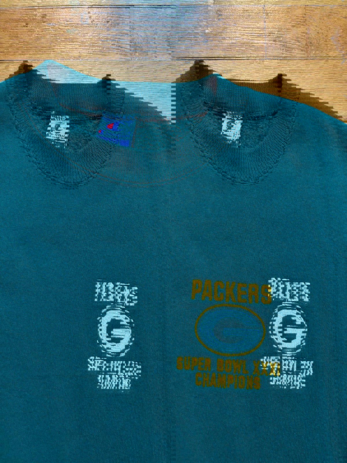 Vintage 90s NFL Green Bay Packer Super Bowl XXXI Champions Crewneck Sweater