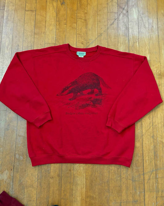 Vintage Wisconsin Badgers Nature Crewneck