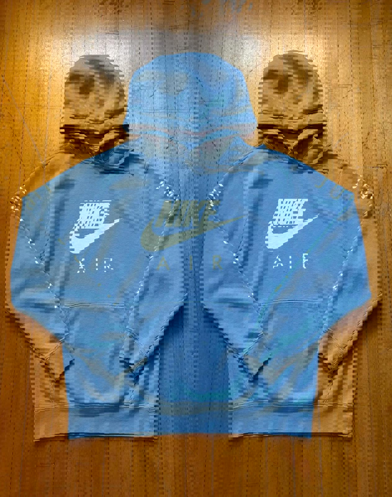 Nike Just Do It Blue Hoodie Sweater