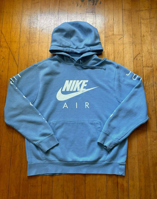 Nike Just Do It Blue Hoodie Sweater