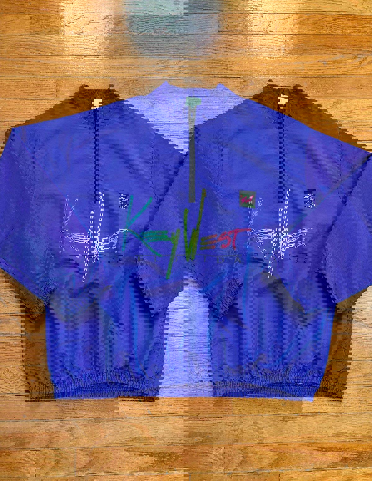 Vintage Key West Florida Surf Style Windbreaker Jacket