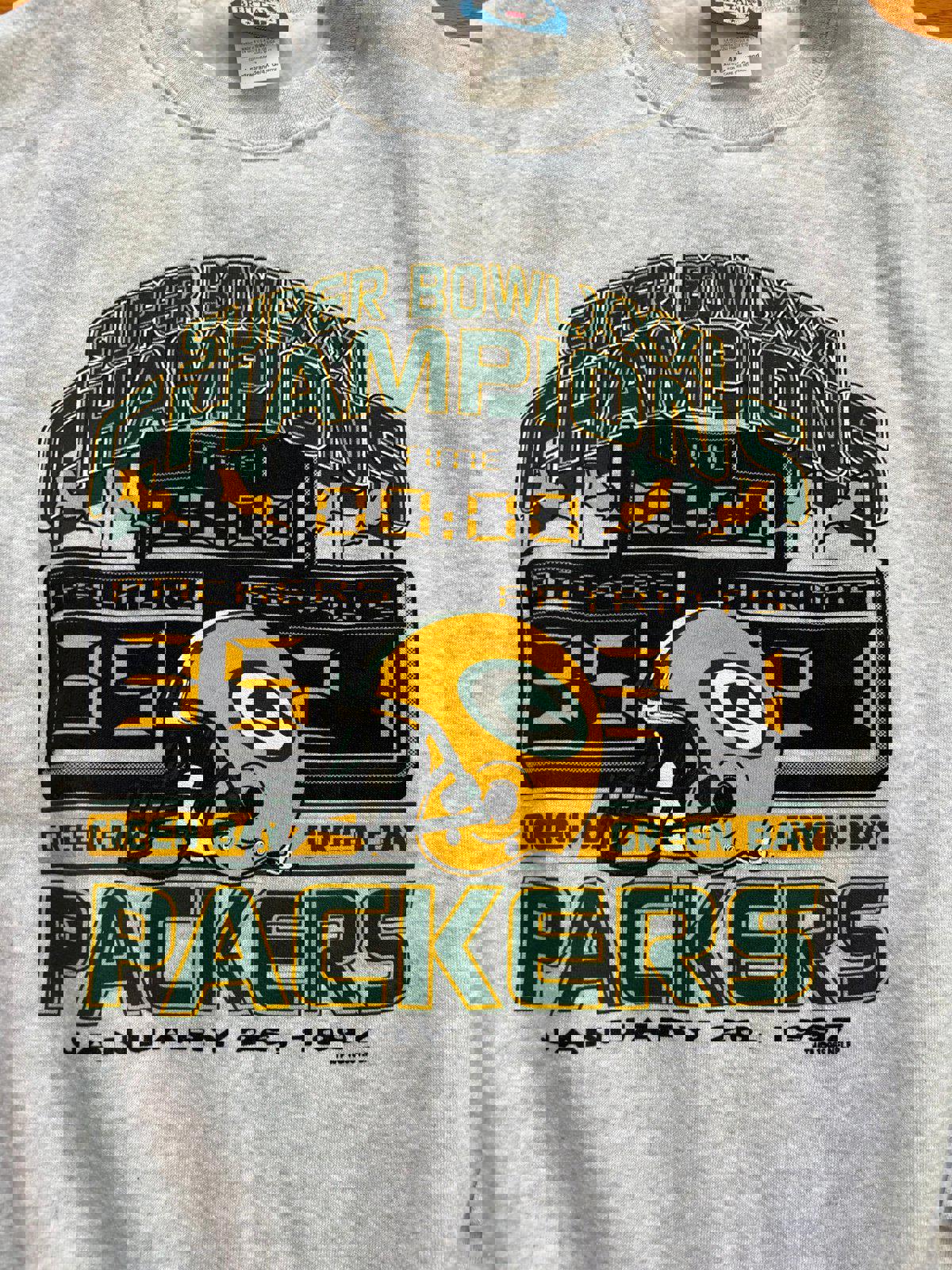 Vintage 90s NFL Green Bay Packer Super Bowl XXXI Champions Crewneck Sweater
