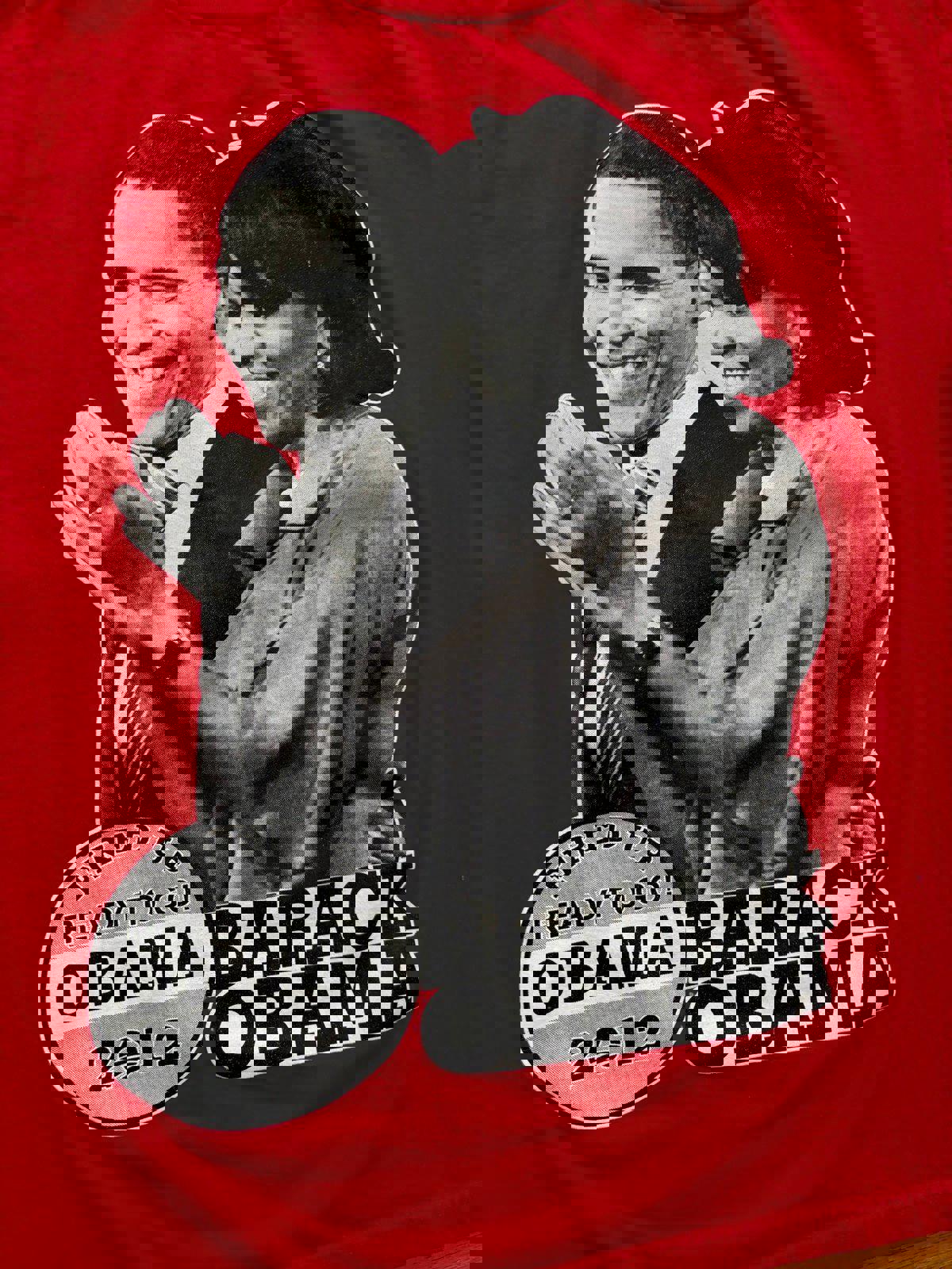 Vintage 2012 Barack Obama United States USA T-Shirt