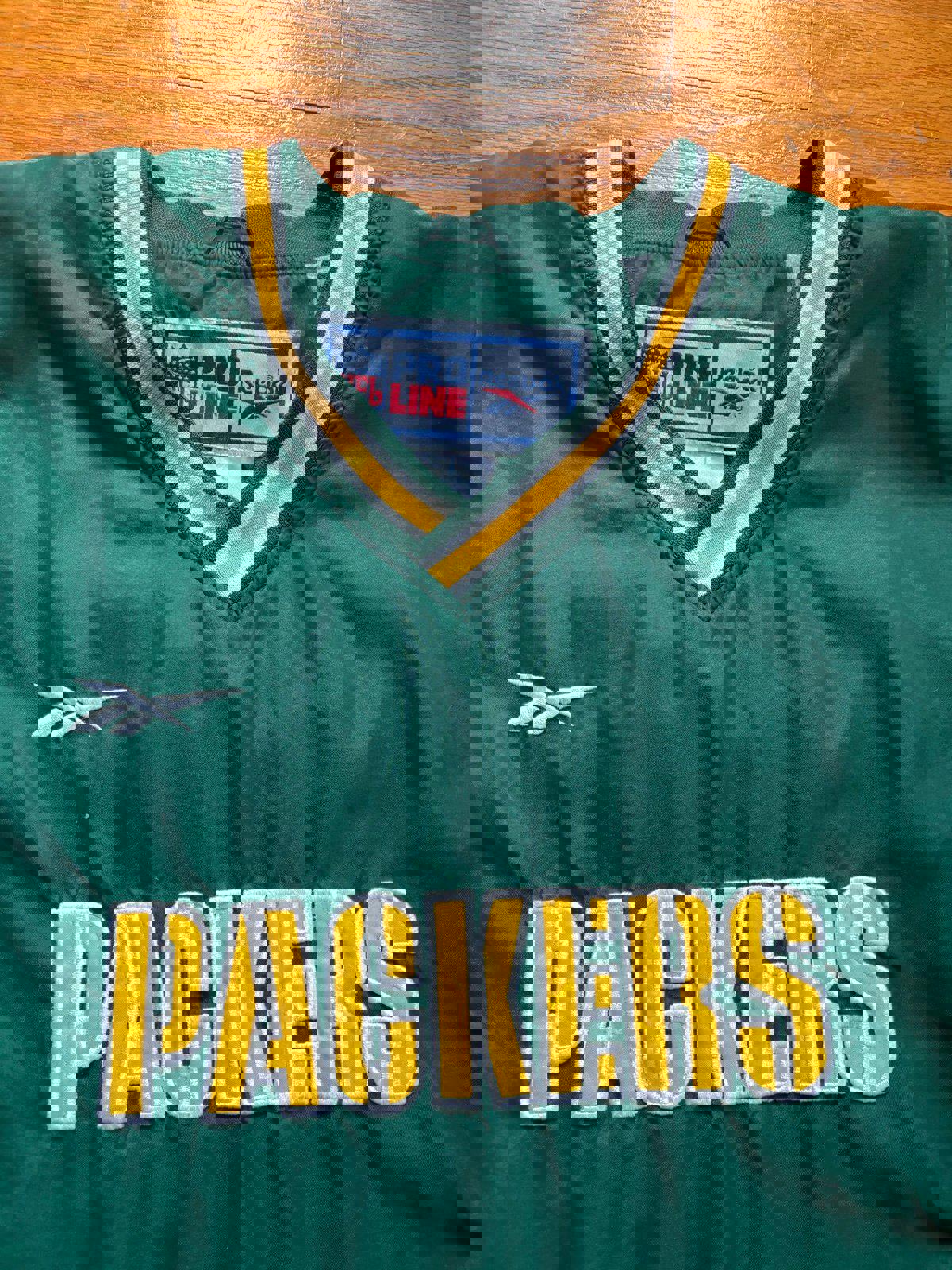 Vintage 90s NFL Green Bay Packer Windbreaker Pullover Jacket