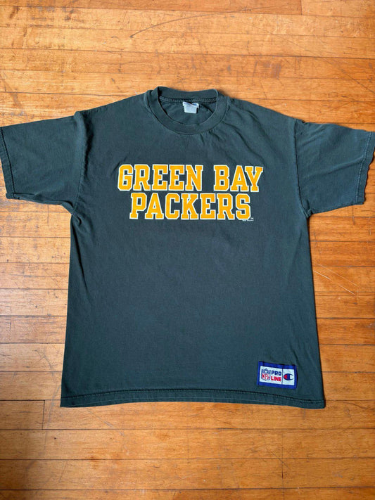 Vintage 90s NFL Green Bay Packers Champion Pro Line T-Shirt