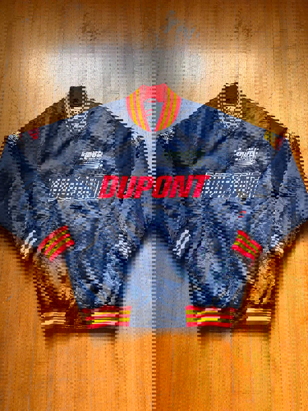 Vintage NASCAR Jeff Gordon DUPONT Racing Bomber Jacket