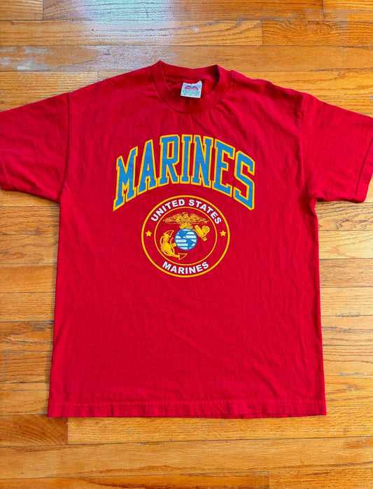 Vintage 90s United States Marine Corps USA ARMY T-Shirt