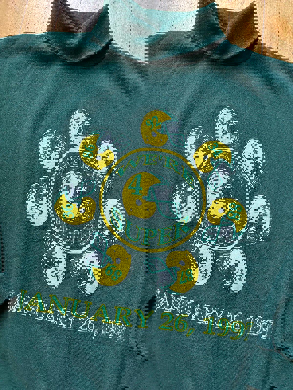 Vintage 90s NFL Green Bay Packers Super Bowl XXXI Champions Crewneck Sweater