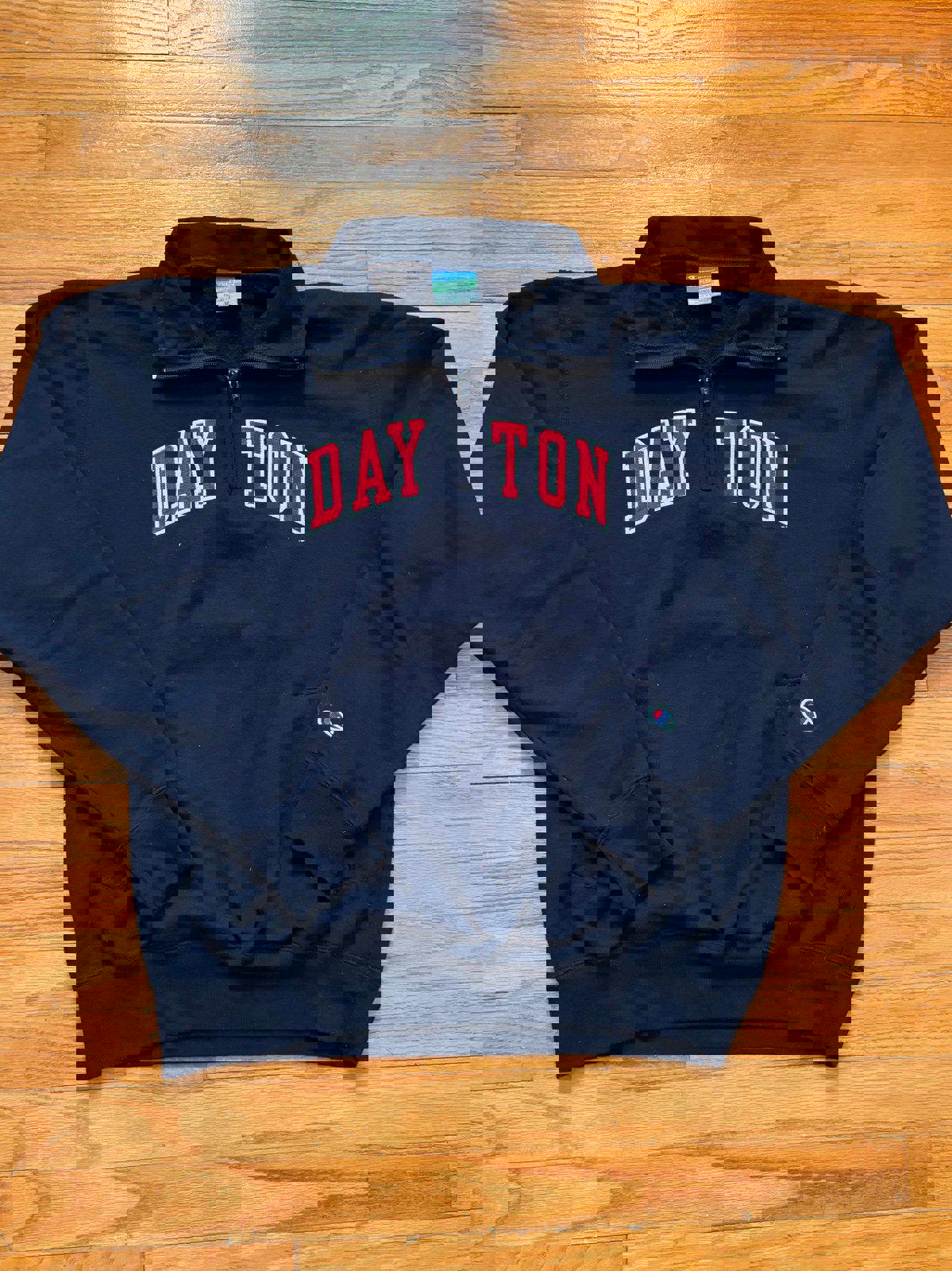 Champion University of Dayton Quarter Zip Sweater