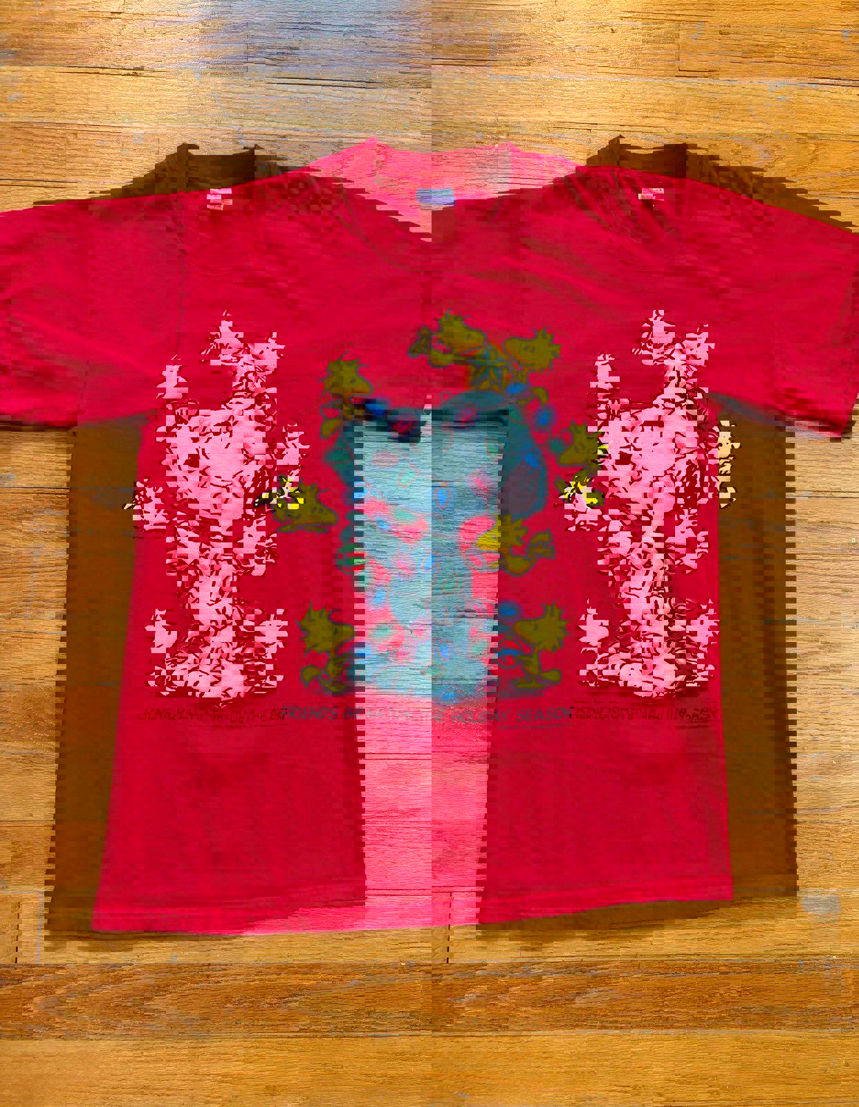 Vintage Peanuts Snoopy Christmas T-Shirt