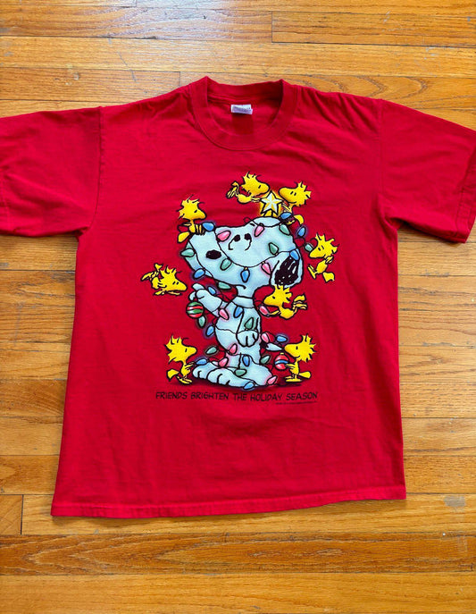 Vintage Peanuts Snoopy Christmas T-Shirt