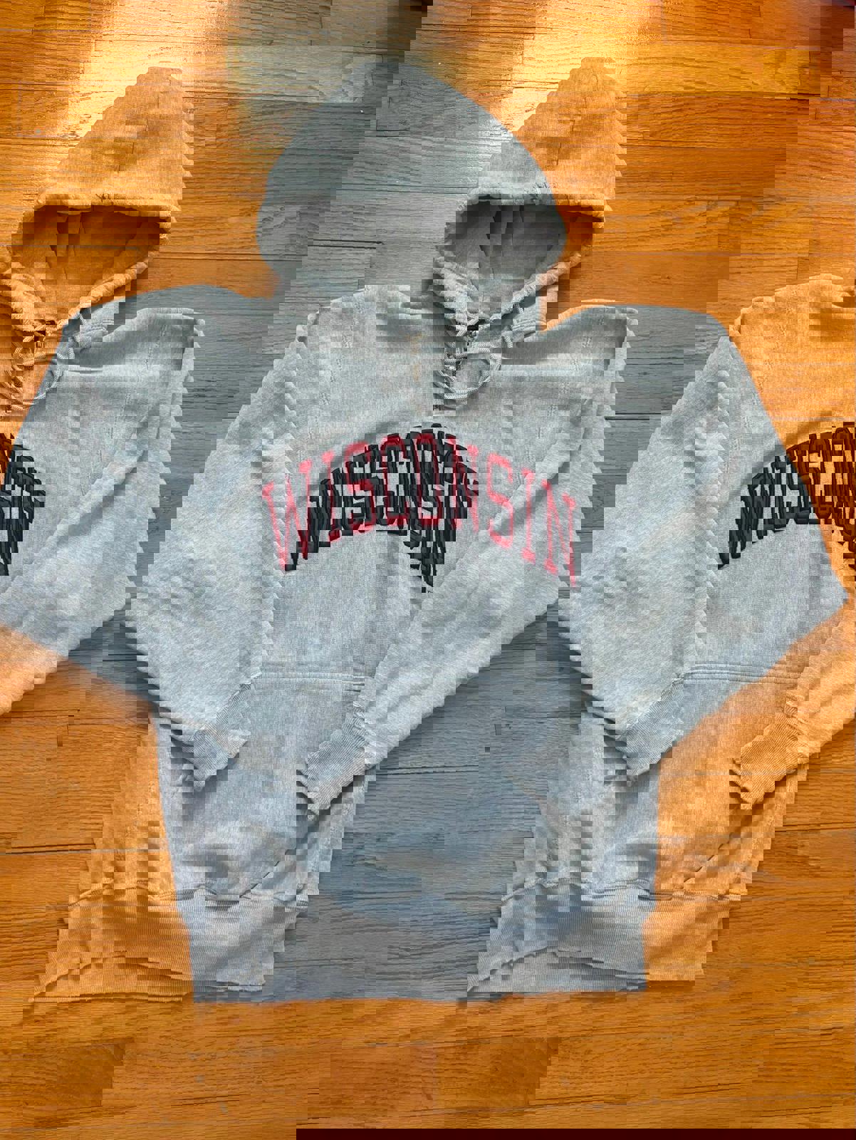 Vintage University of Wisconsin Badgers Hoodie Sweater