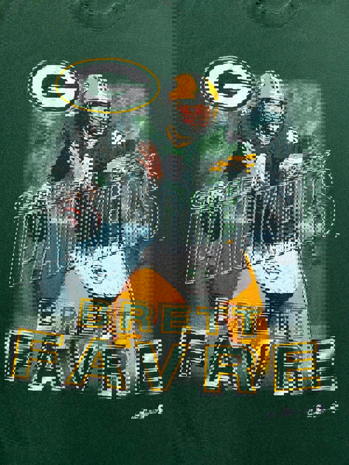 Vintage 90s NFL Brett Farve Green Bay Packers T-Shirt