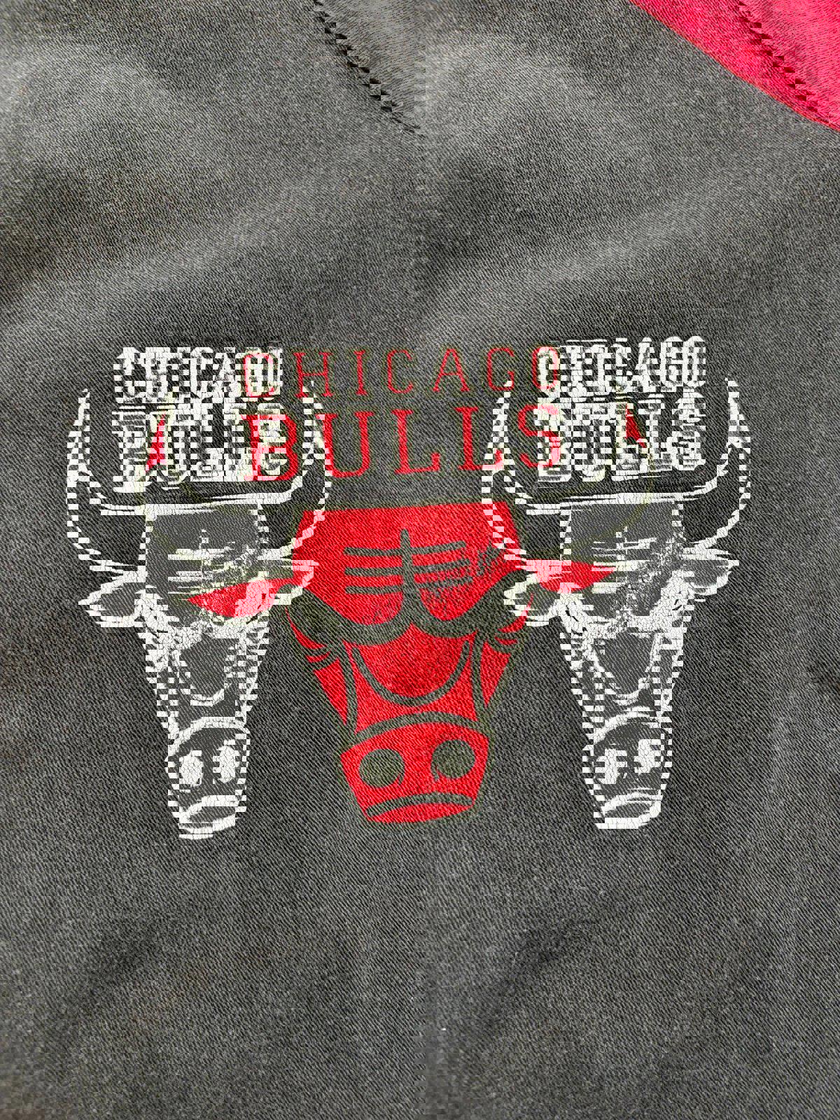 Vintage 90s Chicago Bulls Baseball Jersey Shirt