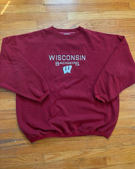 Vintage University of Wisconsin Badgers Crewneck Sweater