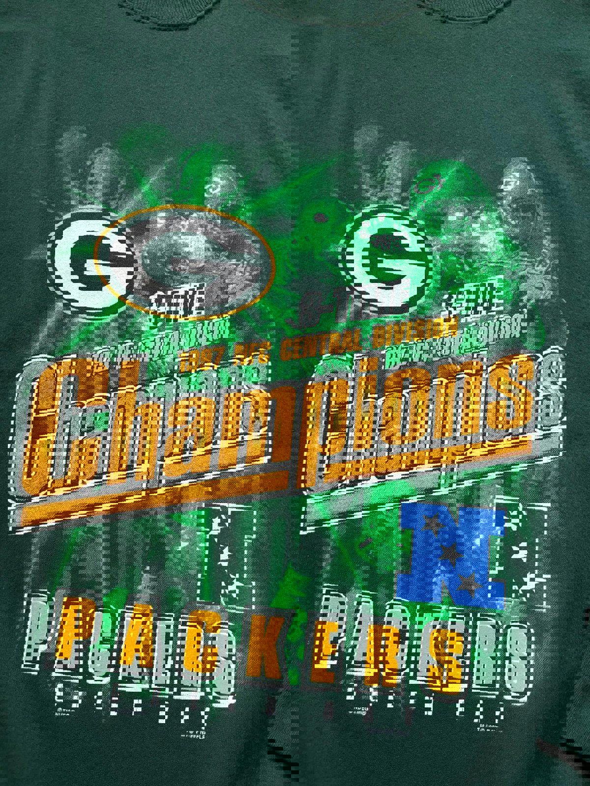 Vintage 90s NFL Green Bay Packers NFC North Champions Crewneck Sweater