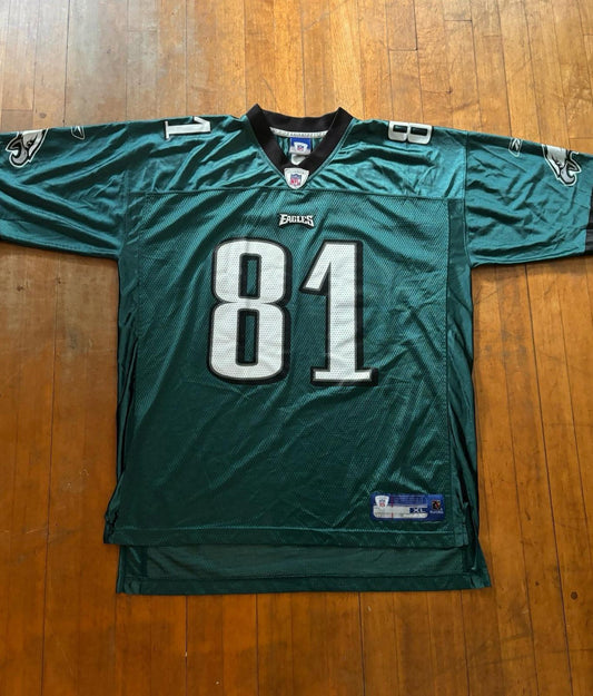 Vintage NFL Terrell Owens Philadelphia Eagles Reebok Football Jersey