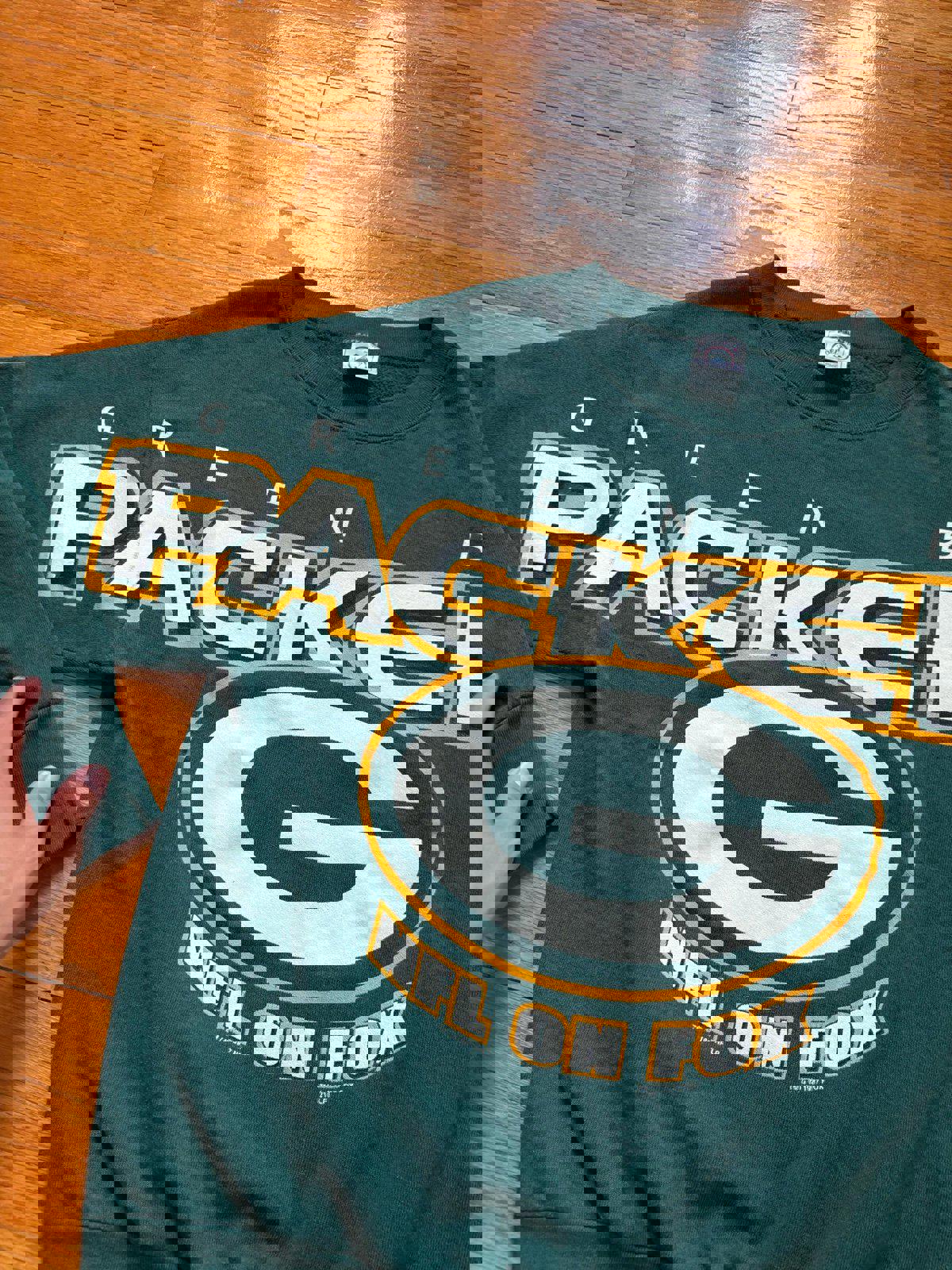 Vintage 90s Green Bay Packer NFL ON FOX Crewneck Sweater