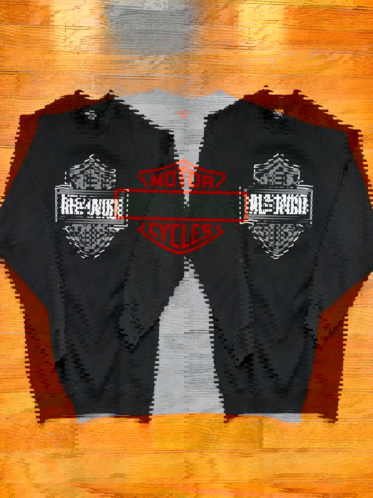 Vintage Harley Davidson Wisconsin Motorcycle Crewneck Sweater