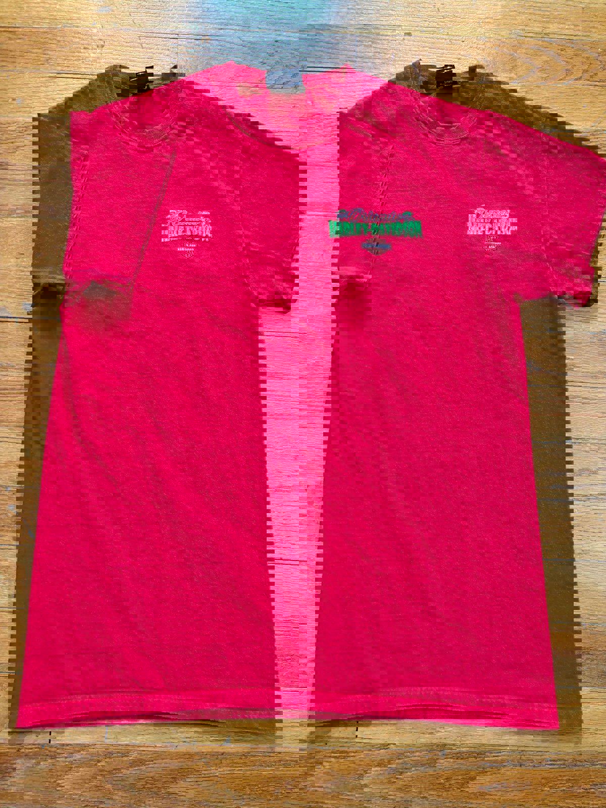 Harley Davidson Motorcycle Christmas Santa T-Shirt