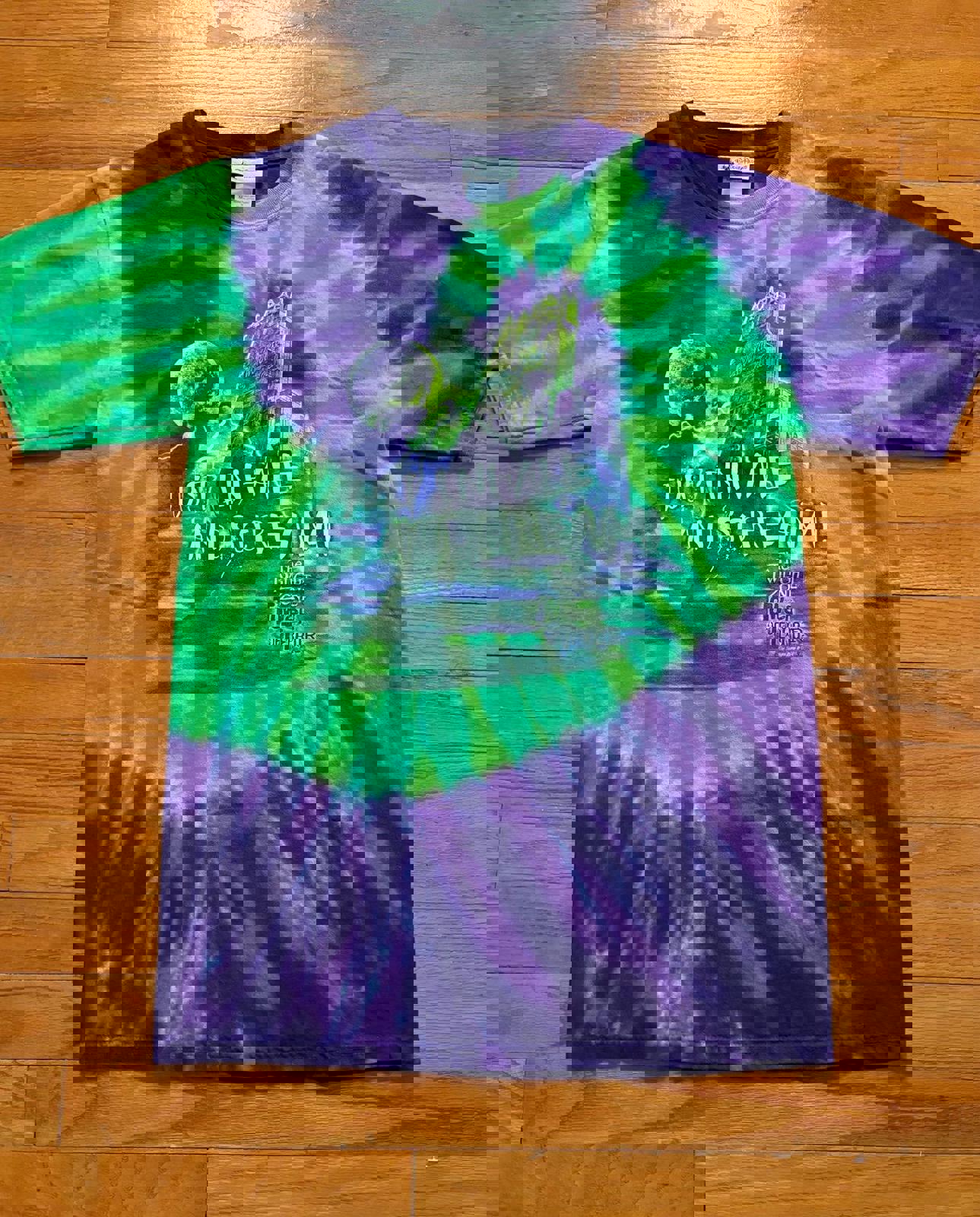 Vintage Walt Disney World Twilight Zone Tower of Terror  Tie Dye AOP T-Shirt