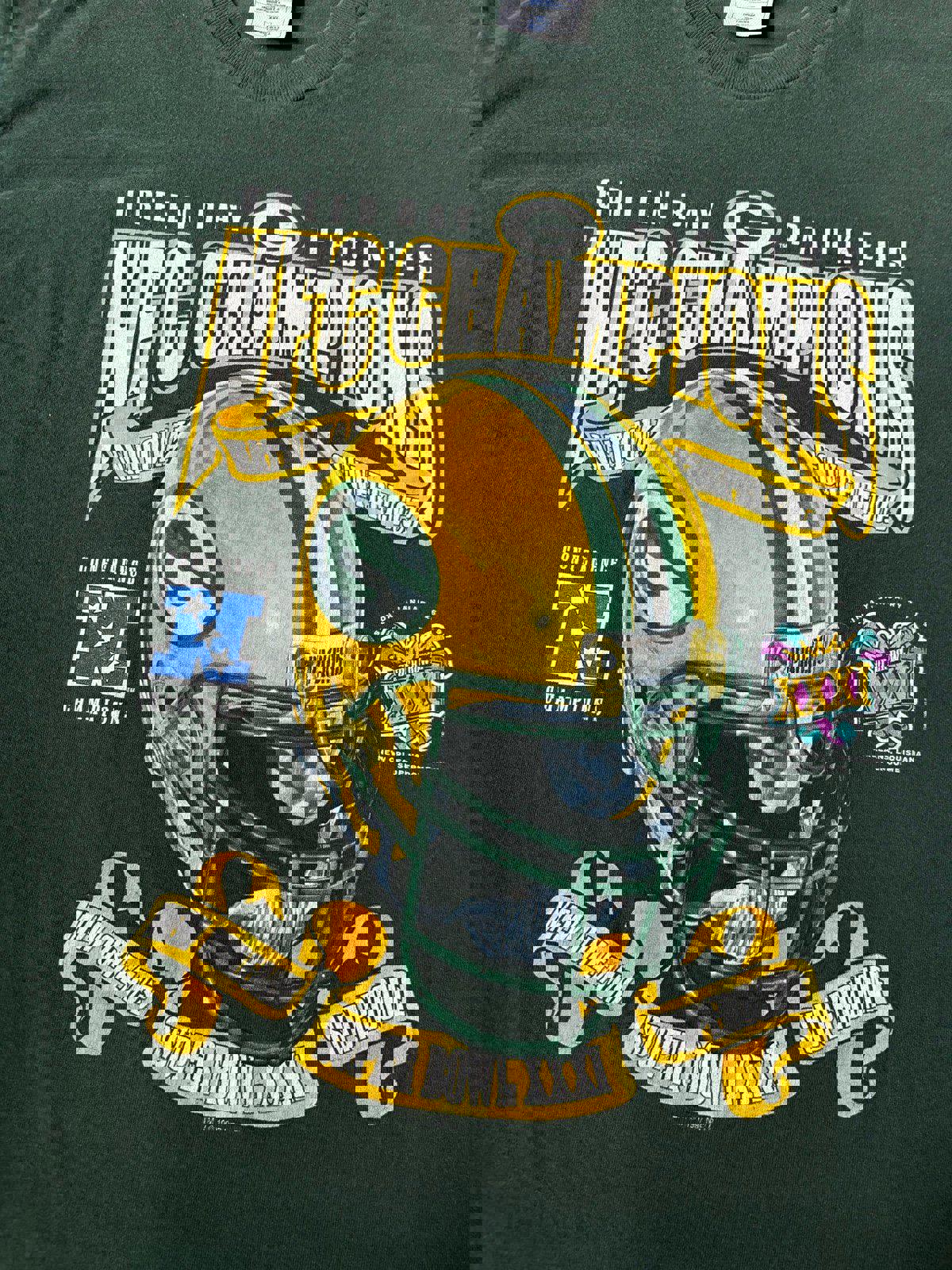 Vintage 90s NFL Green Bay Packers Super Bowl Champion T-Shirt