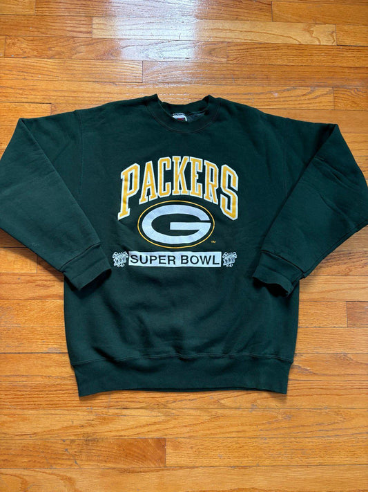 Vintage 90s NFL Green Bay Packer Super Bowl XXXI Champions Crewneck Sweater