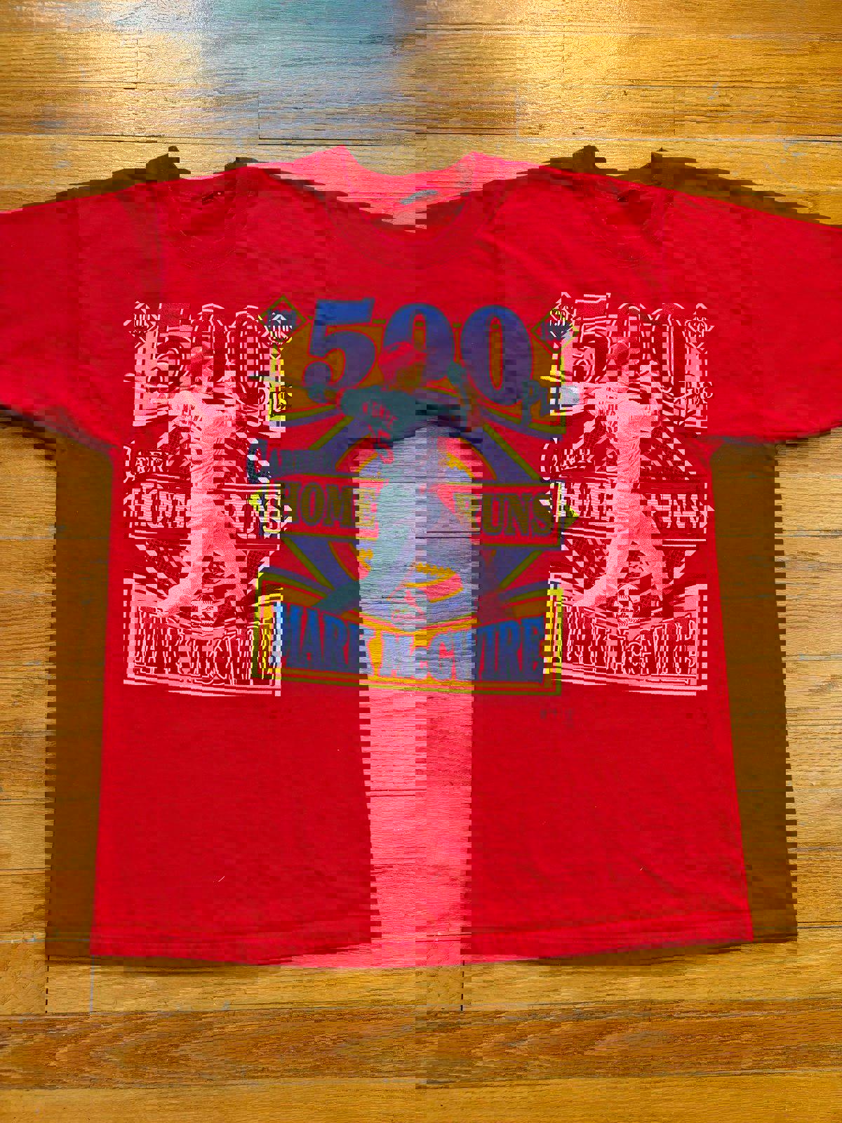 Vintage 90s St. Louis Cardinals Mark McGwire 500 Home Runs T-Shirt