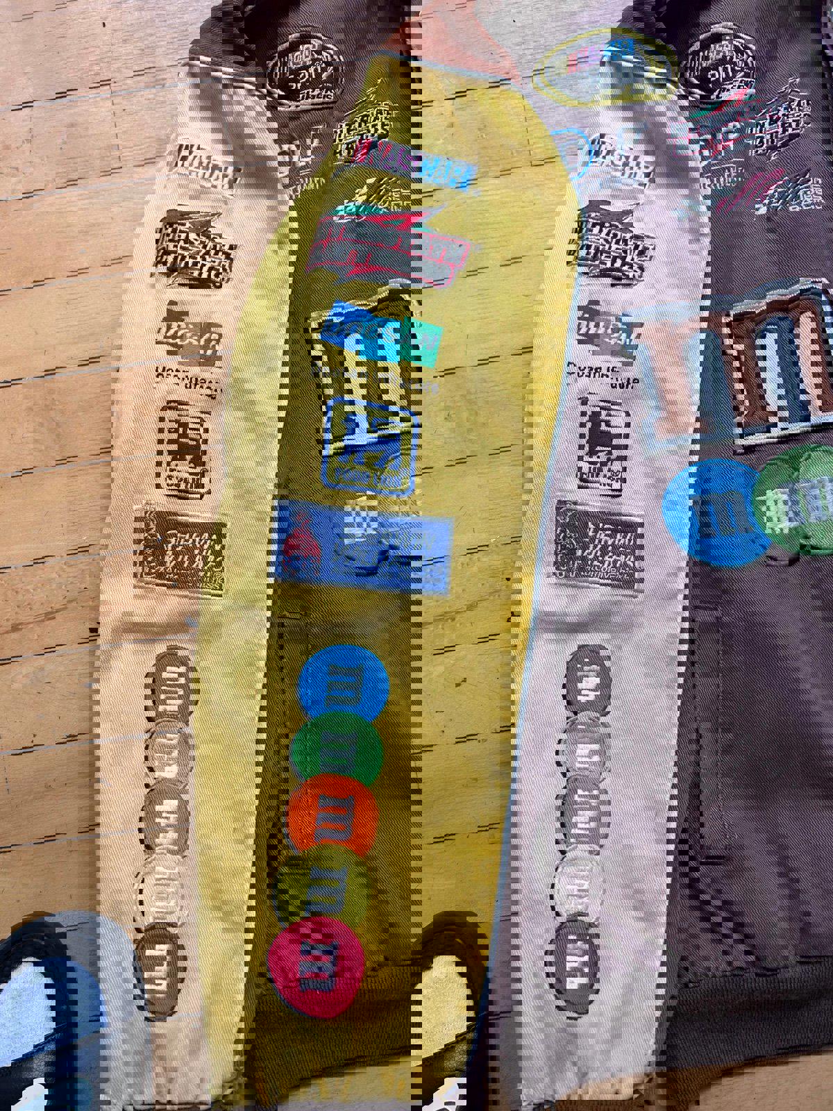 Vintage NASCAR M&M's Kyle Busch Racing Jacket