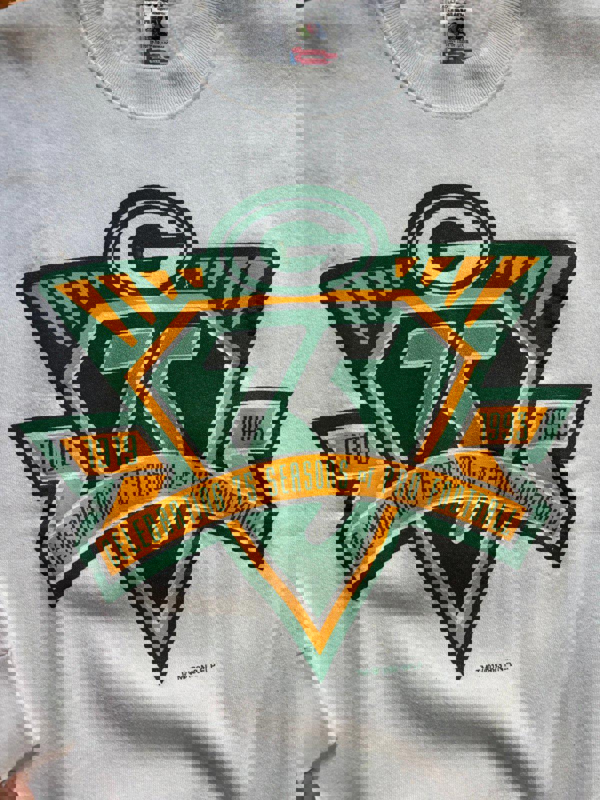 Vintage 90s NFL Green Bay Packers 75th Anniversary Crewneck