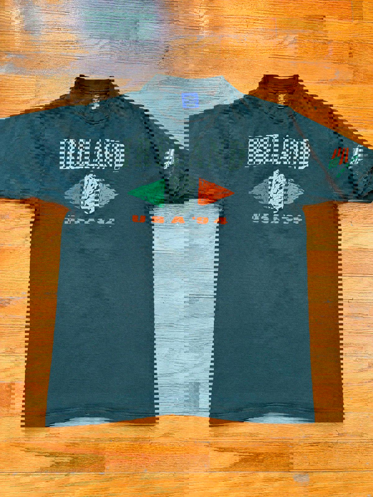 Vintage 90s Umbro Ireland USA World Cup T-Shirt