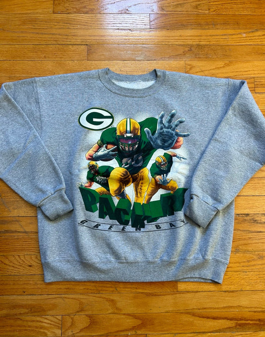 Vintage 90s NFL Green Bay Packer Crewneck Sweater