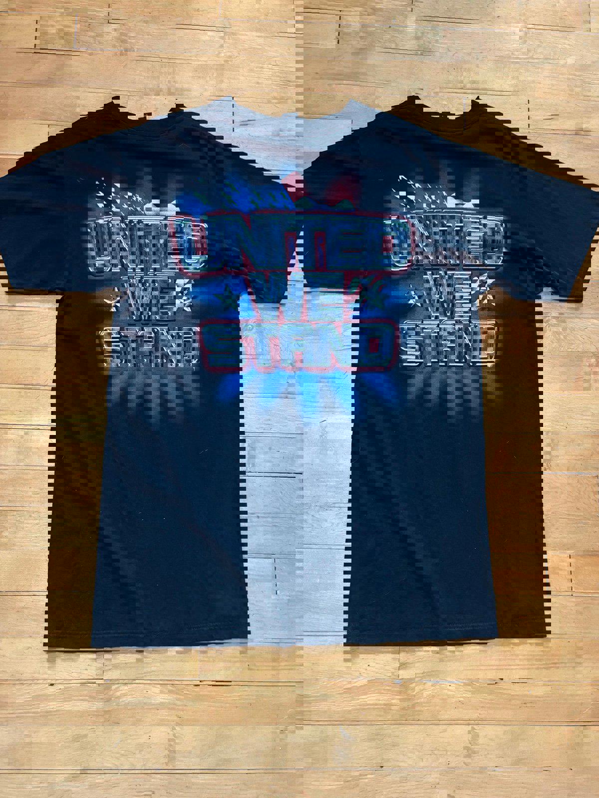 Vintage USA American Pride Eagle Lightning Thunder T-Shirt