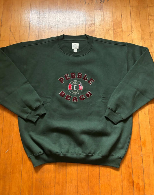 Vintage Pebble Beach Golf Links Crewneck Sweater