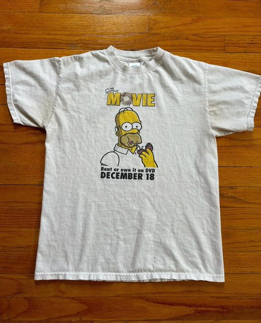 Vintage The Simpson Movie Promo T-Shirt