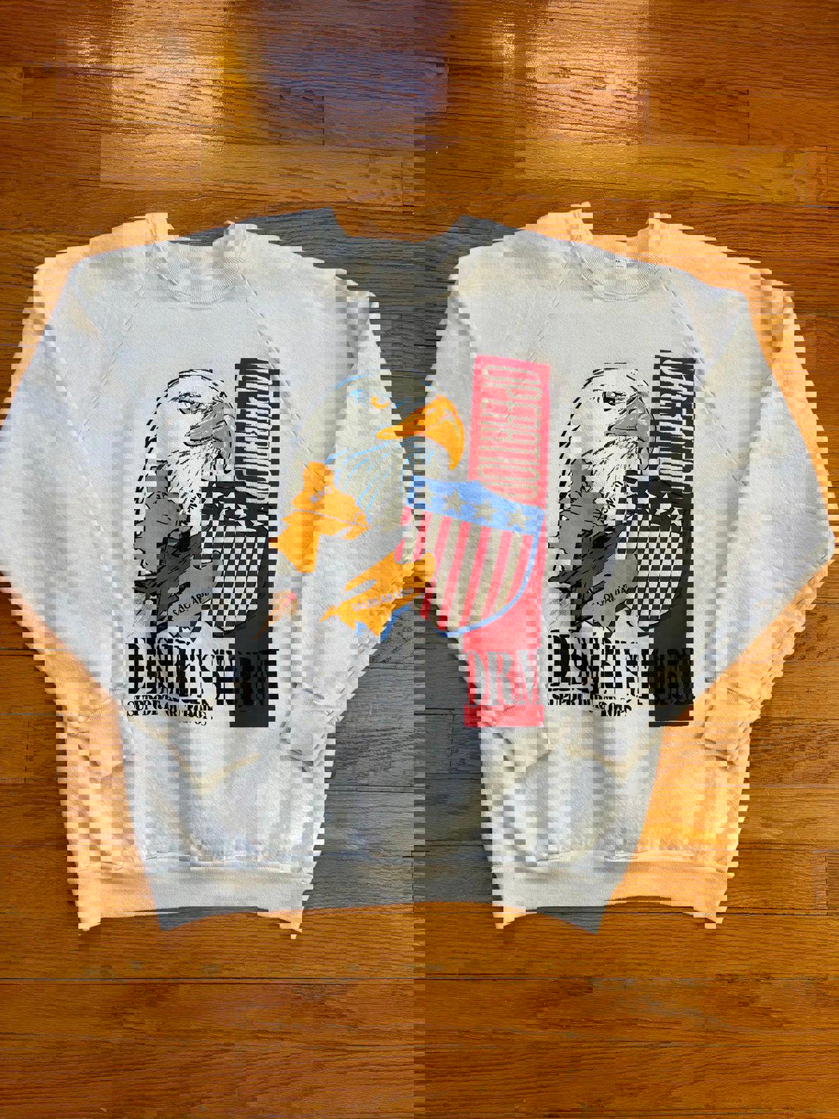 Vintage USA Desert Storm Troops Crewneck Sweater