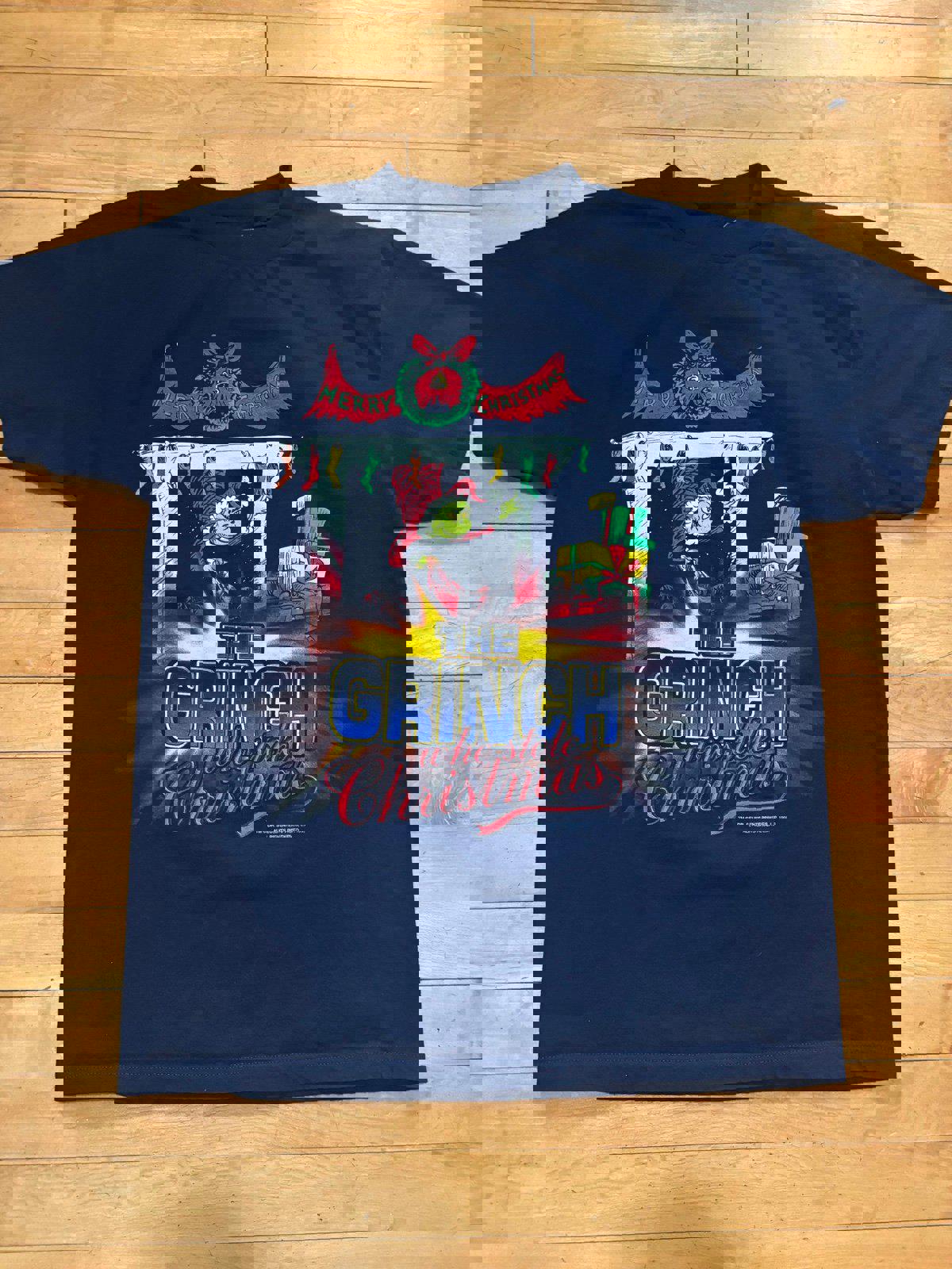 Vintage 1997 Dr Seuss How Grinch Stole Christmas T-Shirt