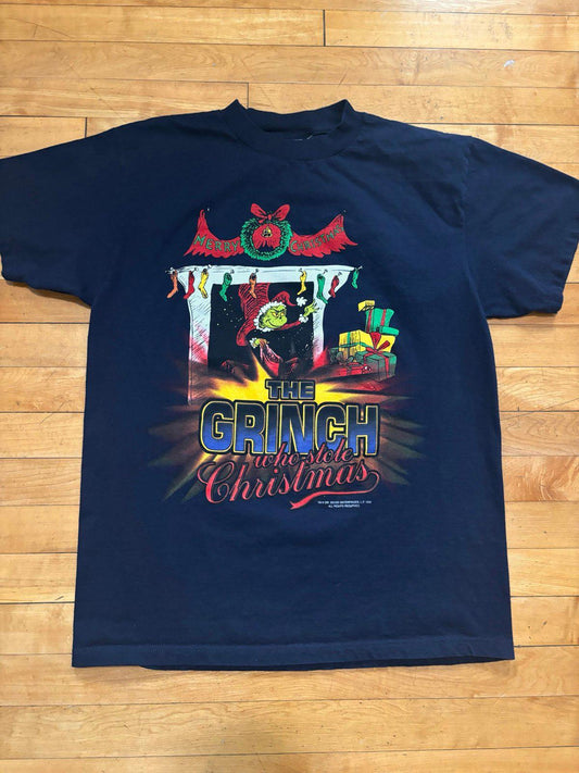 Vintage 1997 Dr Seuss How Grinch Stole Christmas T-Shirt
