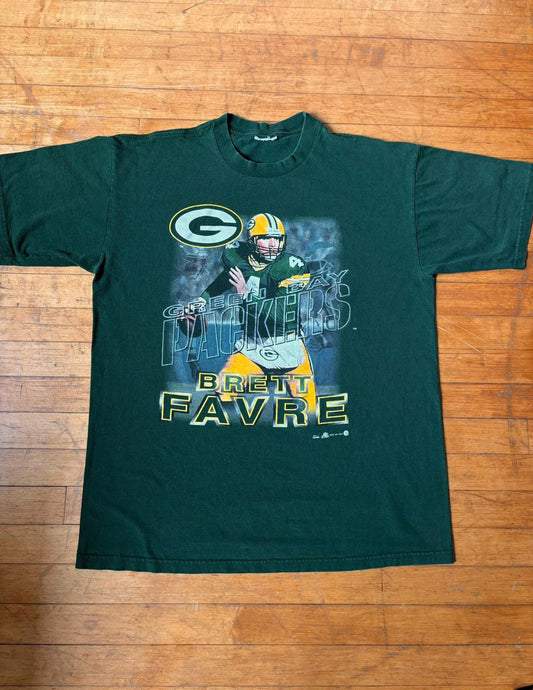 Vintage 90s NFL Brett Farve Green Bay Packers T-Shirt