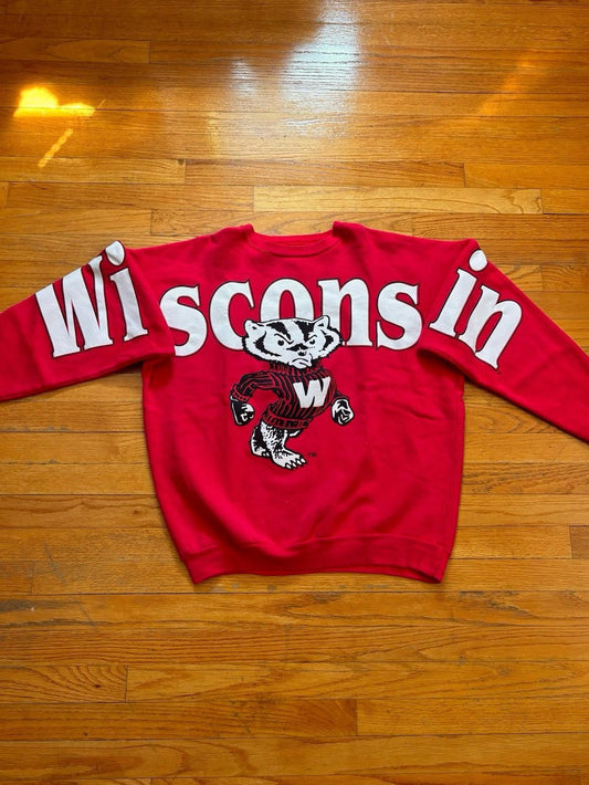 Vintage University of Wisconsin Badgers Crewneck Sweater