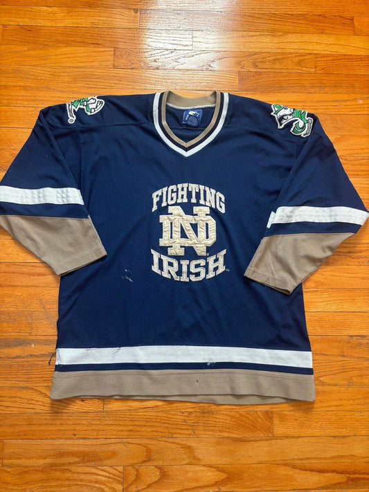 Vintage University of Notre Dame Fighting Irish Hockey Jersey