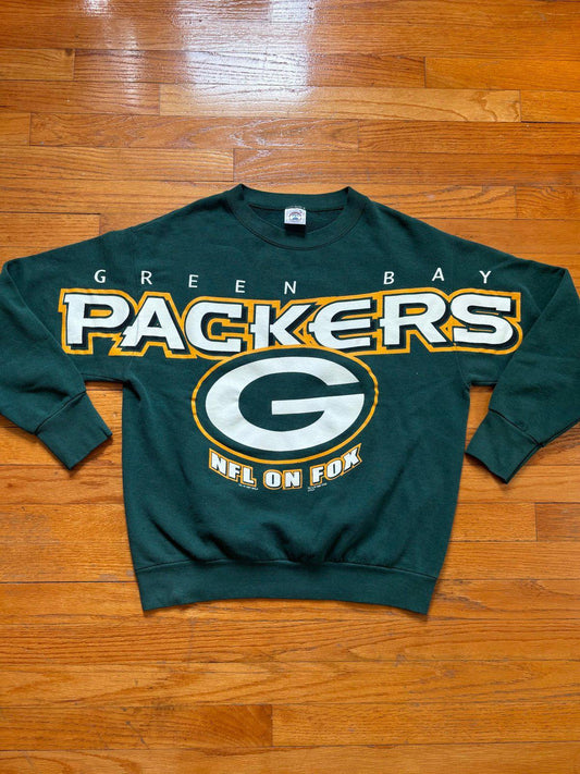 Vintage 90s Green Bay Packer NFL ON FOX Crewneck Sweater