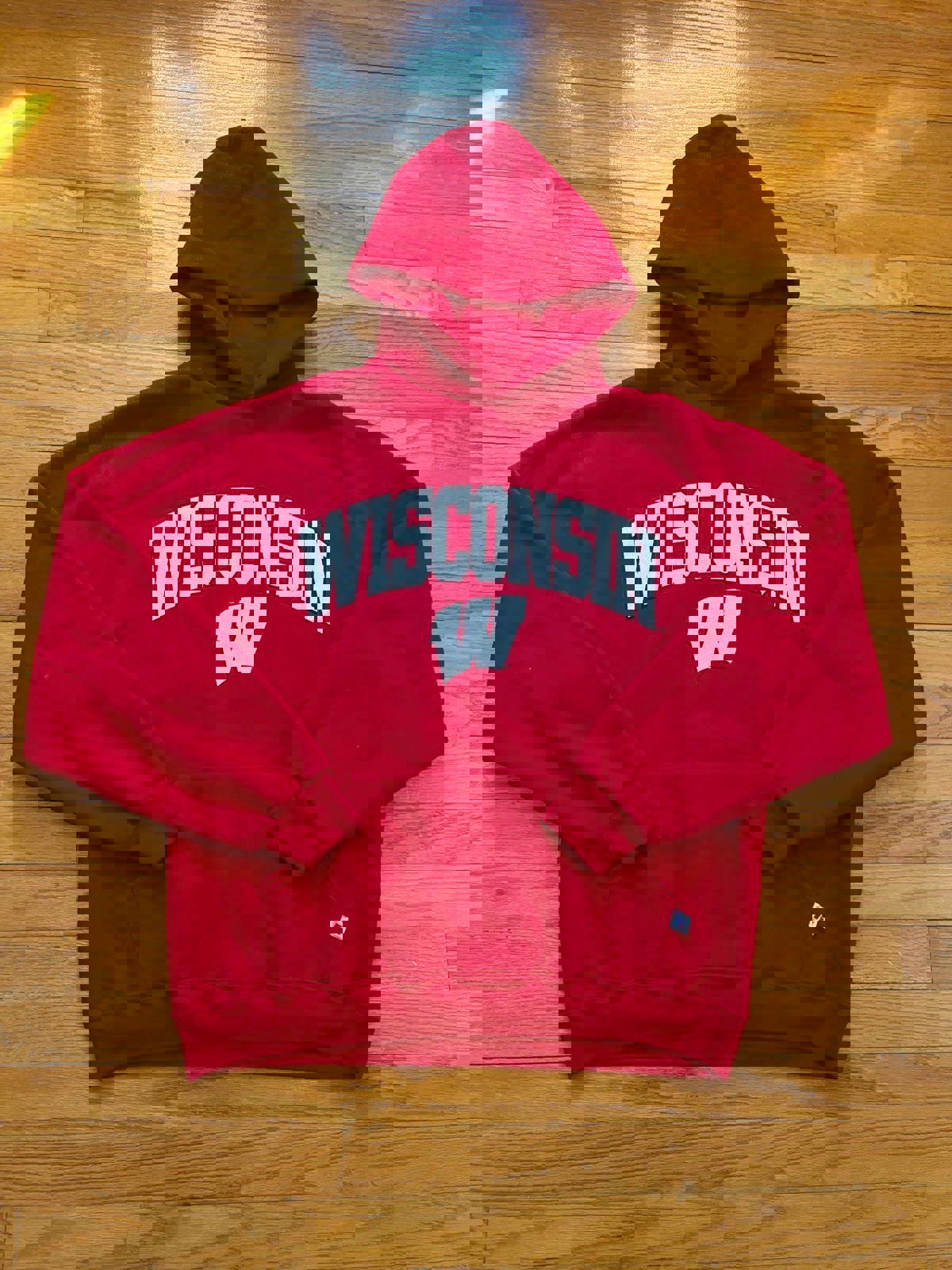 Vintage University of Wisconsin Badgers College NCAA Hoodie Sweater