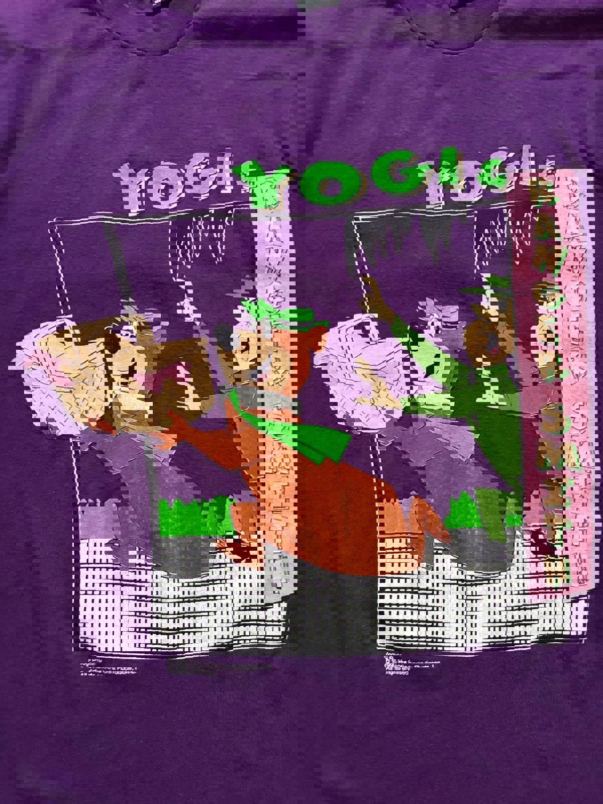 Vintage 90s Yogi Bear Jelly Stone T-Shirt
