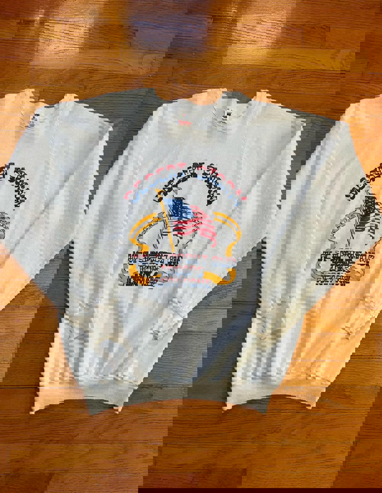 Vintage USA Desert Storm Troops Crewneck Sweater