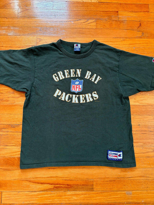 Vintage 90s NFL Green Bay Packers Champion Pro Line T-Shirt