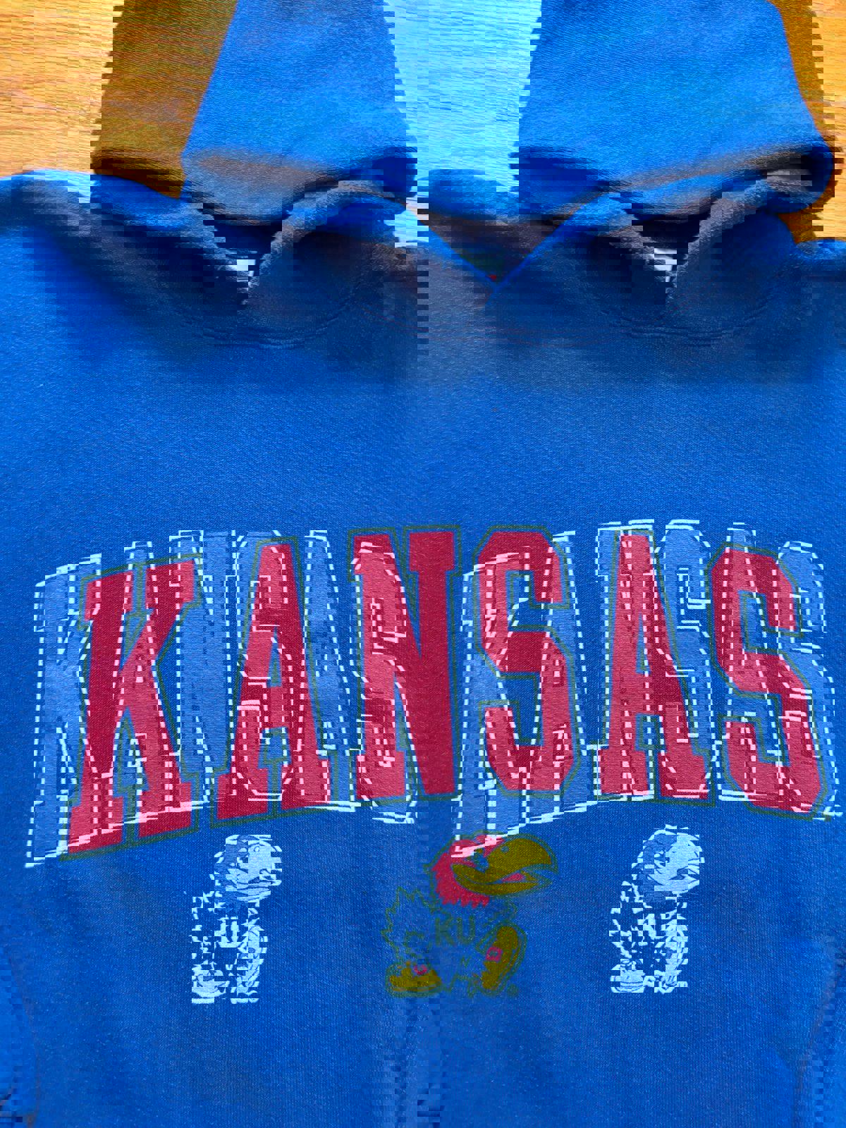 Vintage Kansas Jayhawks Hoodie Sweater