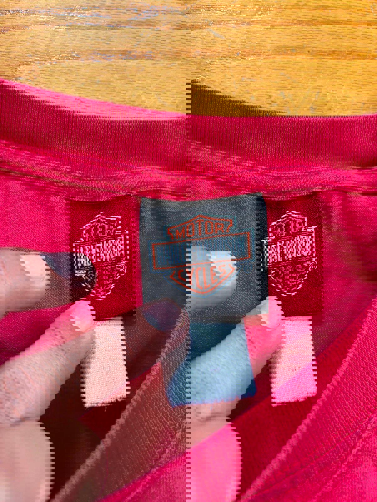 Vintage Harley Davidson Motorcycle Long Sleeve T-Shirt